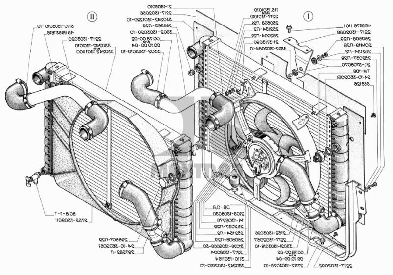 ГАЗ 3302 (ГАЗель 2004) Радиатор двигателей ЗМЗ-406 (для автомобилей...