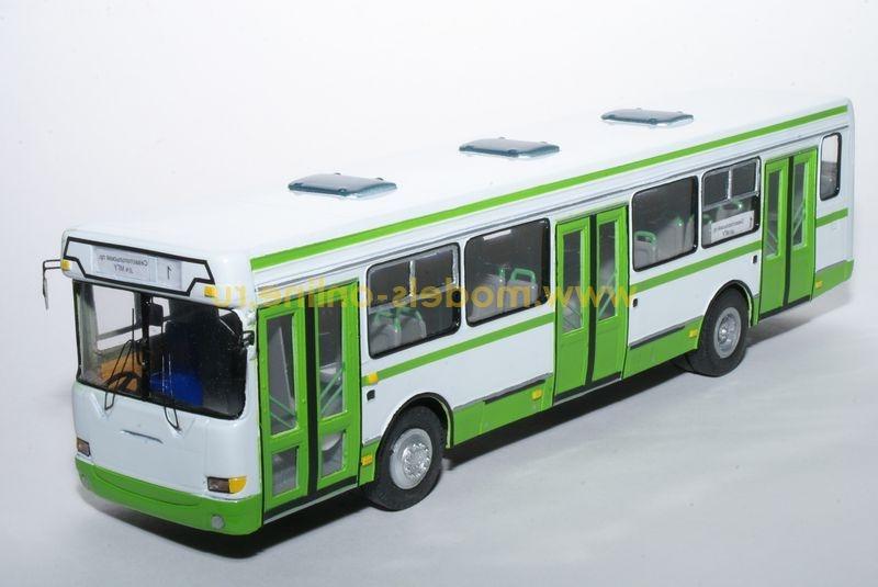 ЛиАЗ-5256М автобус городской - зеленый/белый 1:43
