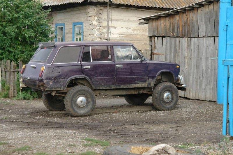 Крутой джип из российской глубинки