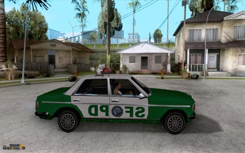 Admiral SFPD для GTA San Andreas вид слева