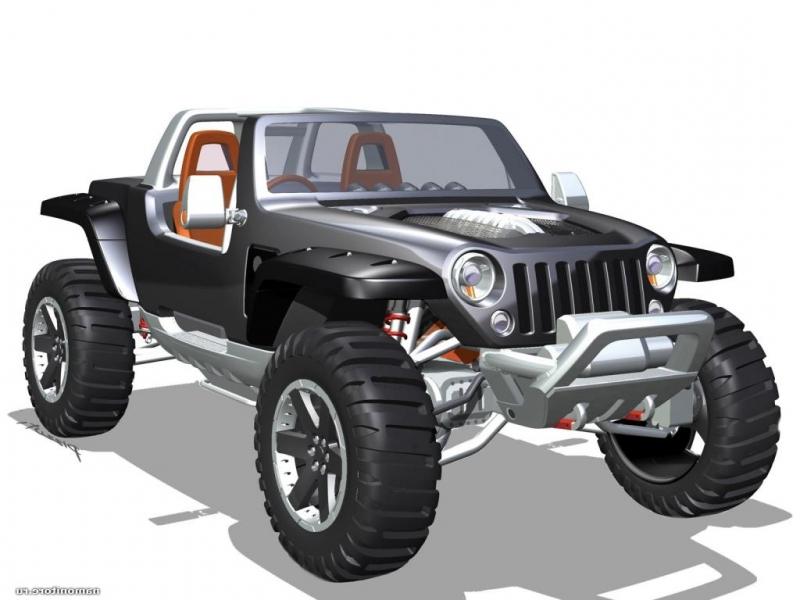 Jeep Hurricane-Concept, Jeep, автомобили, внедорожник, техника...