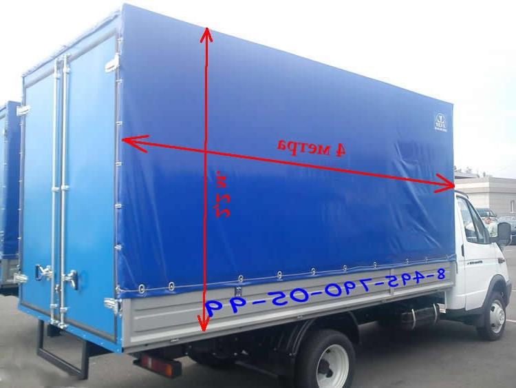 Автомобиль газель ГАЗ 33023 габаритные размеры кузова с высоким...