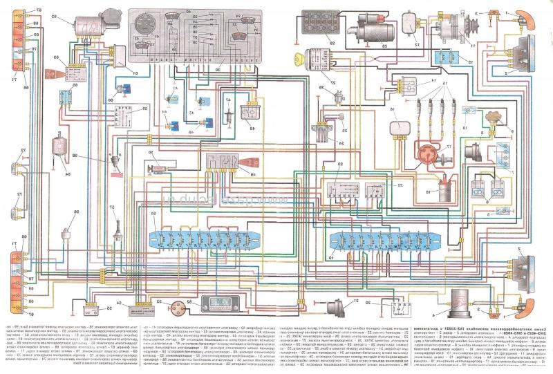 схема проводки Газель 402 двигатель