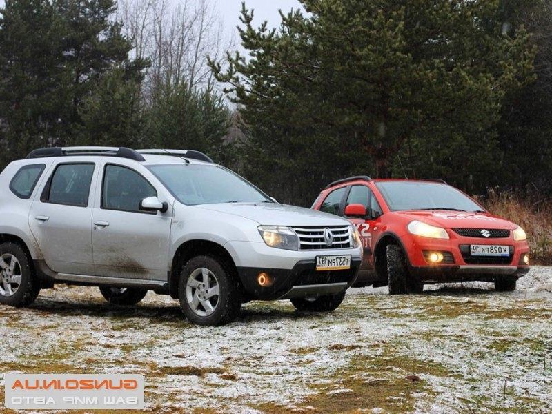 Тест-драйв Renault Duster 1.6 4WD и Suzuki SX4 1.6 4WD: внедорожники...