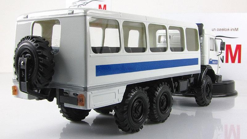 ... Масштабная коллекционная модель КамАЗ-43118 Вахтовый автобус...