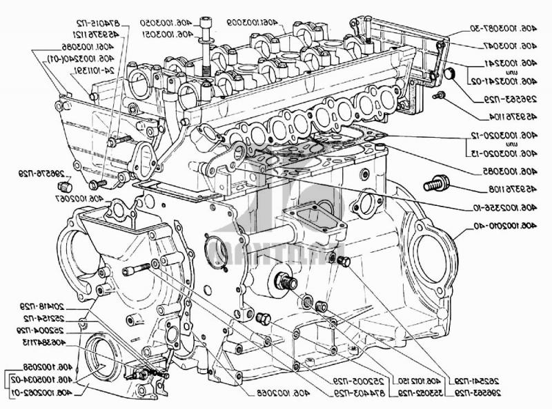 ГАЗ 3302 (ГАЗель 2004) Блок и головка цилиндров, датчик синхронизации...